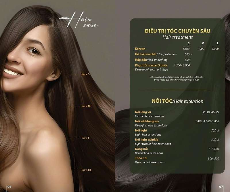 Báo giá nối tóc tại Padaha Salon