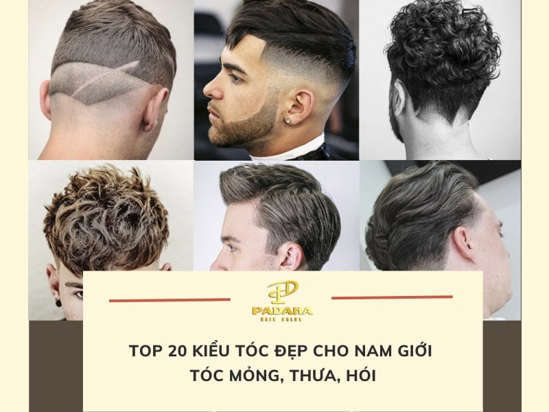 Những kiểu tóc đẹp cho nam giới tóc mỏng, thưa, hói