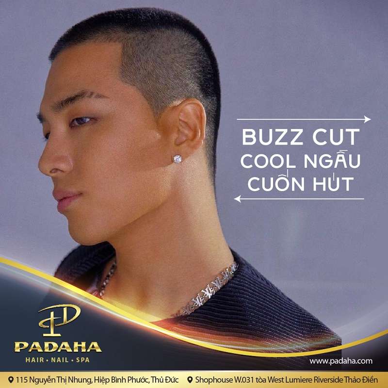 Kiểu tóc Buzz Cut cool ngầu cuốn hút