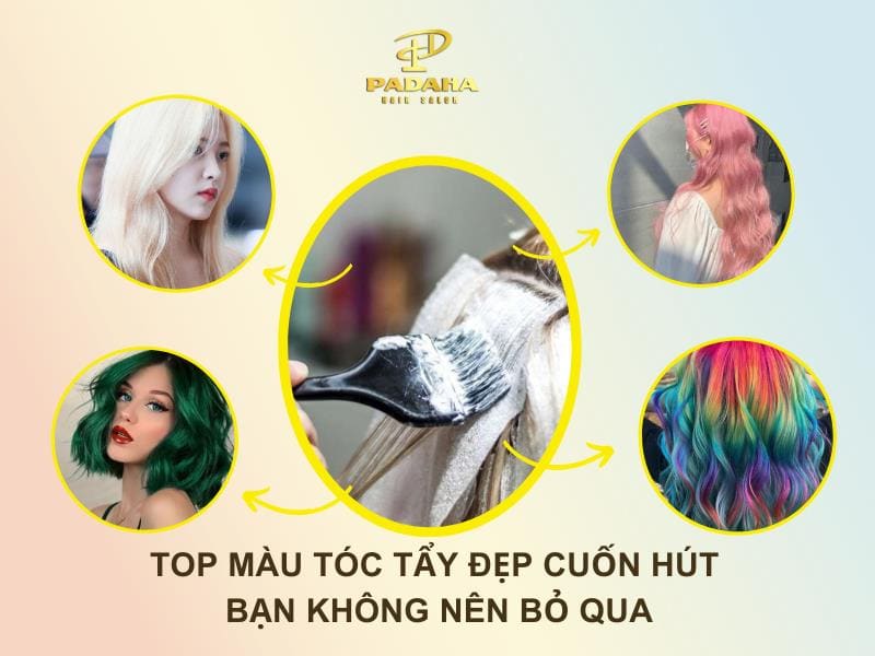 màu tóc tẩy đẹp