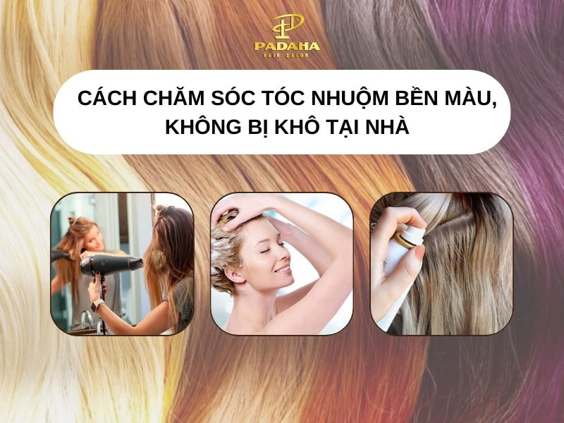 Cách Chăm Sóc Tóc Nhuộm Bền Màu, Không Bị Khô Tại Nhà