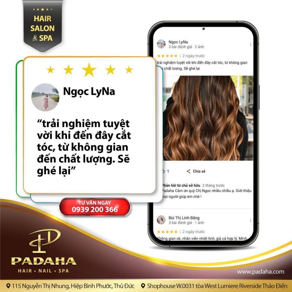 Padaha Hair Salon đã có nhiều năm kinh nghiệm trong lĩnh vực chăm sóc, làm đẹp và phục hồi tóc tại TP.HCM