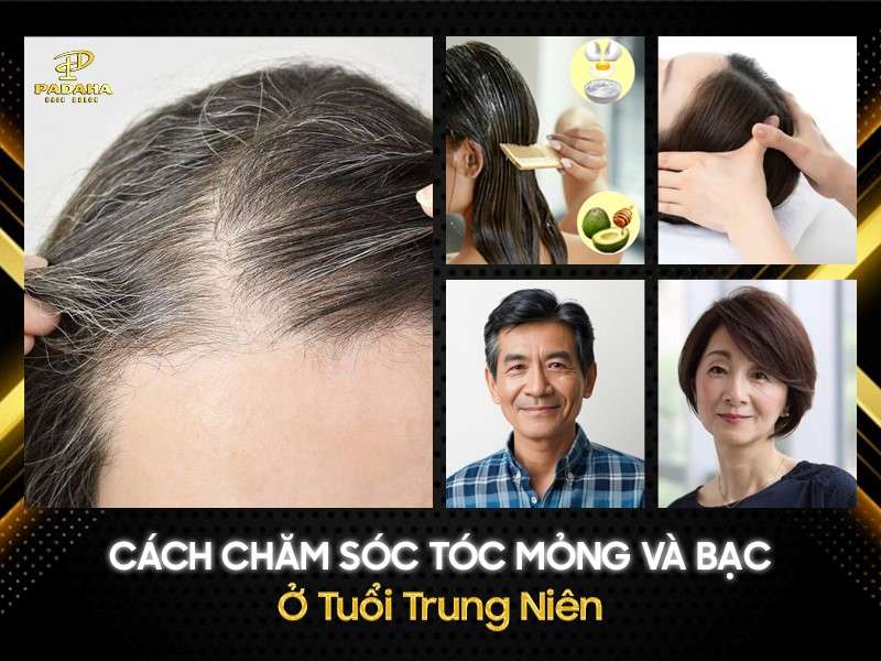 Cách Chăm Sóc Tóc Mỏng Và Bạc